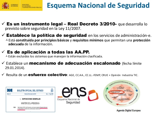 Adaptacin al ENS - Esquema Nacional de Seguridad